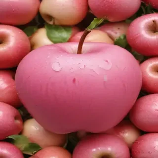 pink apple wallpaper