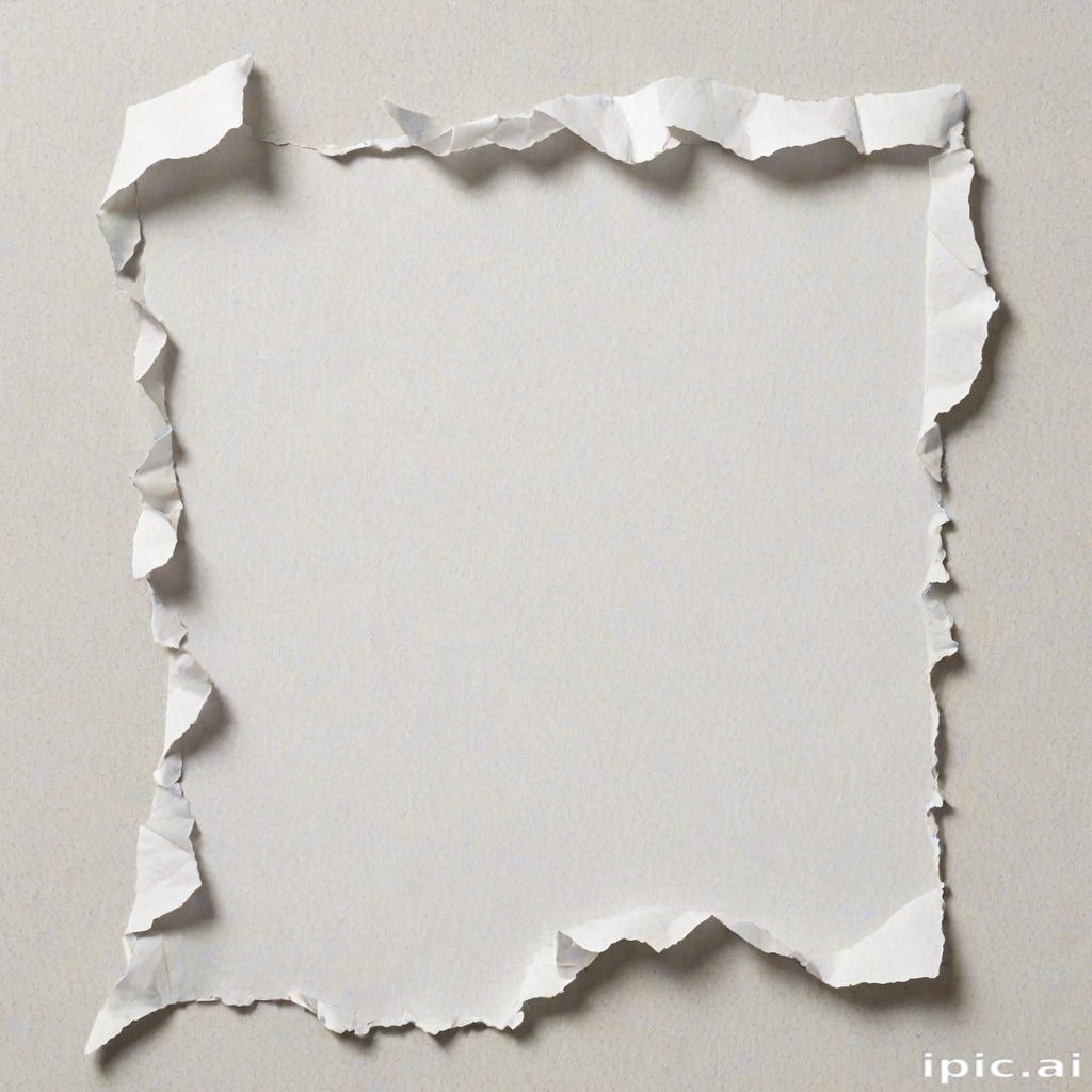 transparent background ripped paper