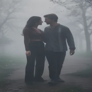 foggy background
