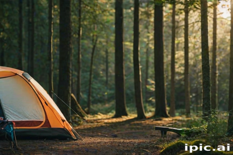 camping background pic