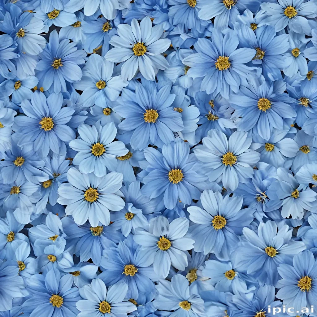 blue flower background