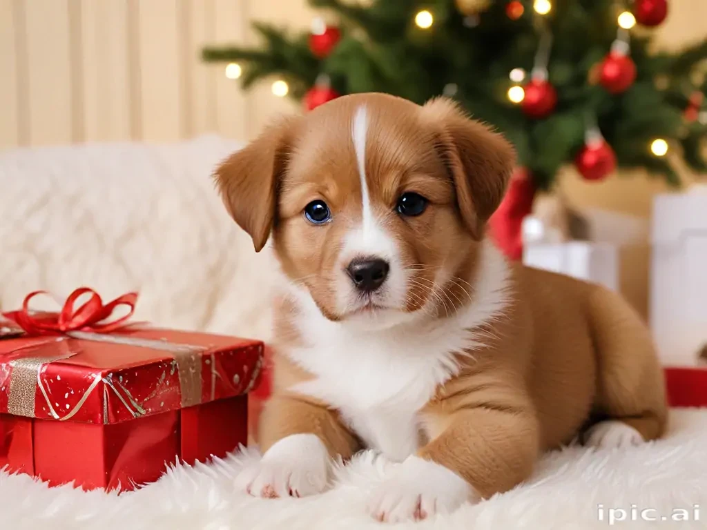 christmas puppy backgrounds