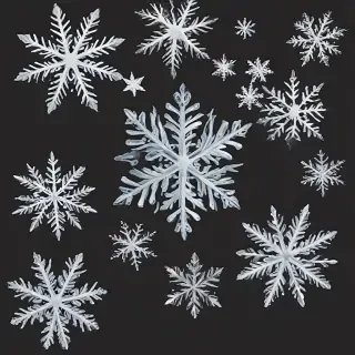 snow flakes png