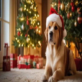 christmas dog photos