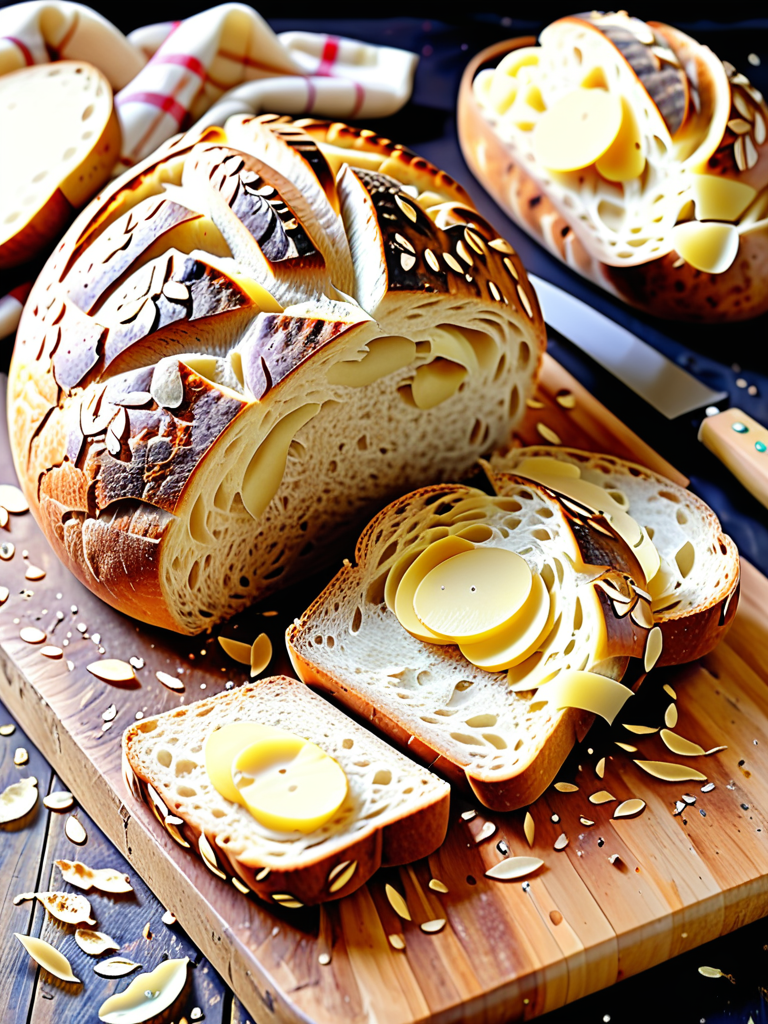 sourdough bread with potato flakes