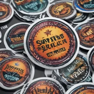 stickers mockup