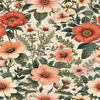 vintage flower illustration