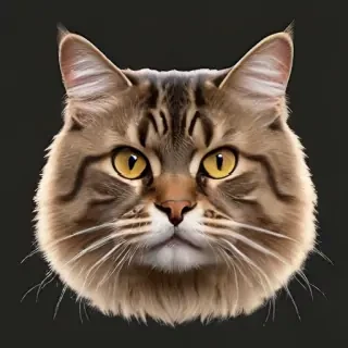 cat head png