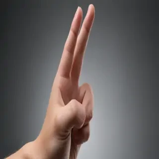 middle finger background