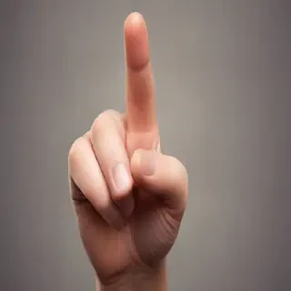 you pointing finger