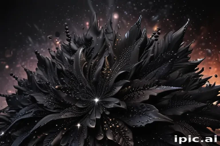 black and glitter background