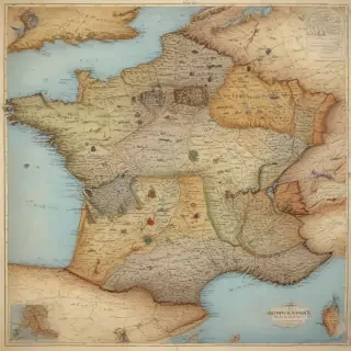 map of france