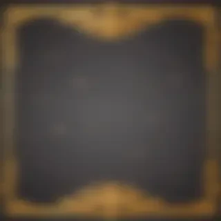 transparent background gold border