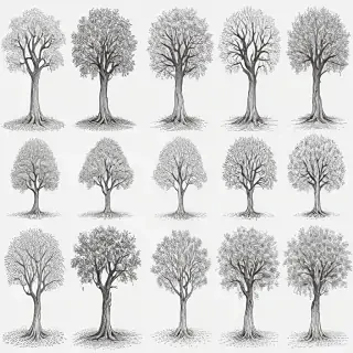 images of trees for drawing