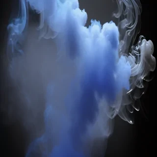 blue smoke png