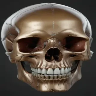transparent skull png