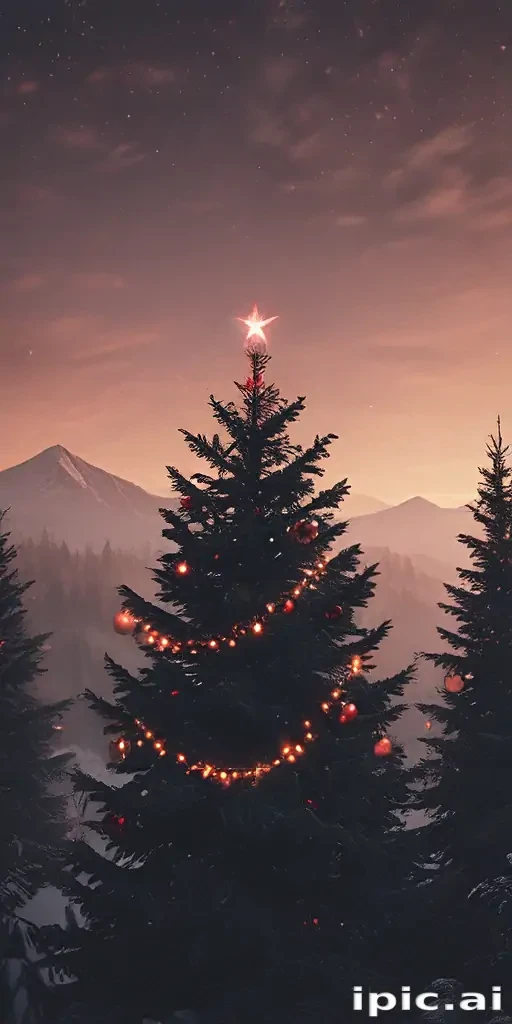 aesthetic christmas iphone wallpaper