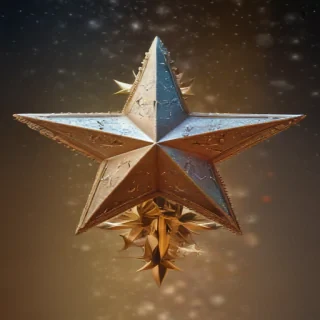 clip art of christmas star