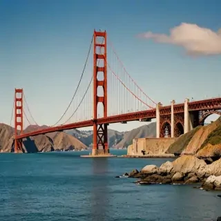 clipart golden gate bridge