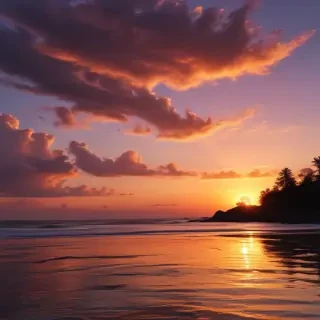 aesthetic sunset wallpaper