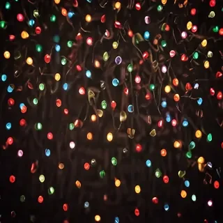 christmas lights iphone wallpaper