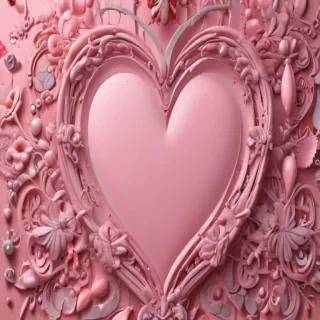 aesthetic pink valentines wallpaper