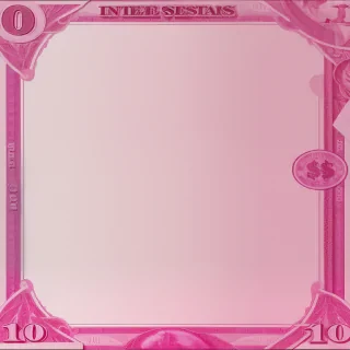pink money background