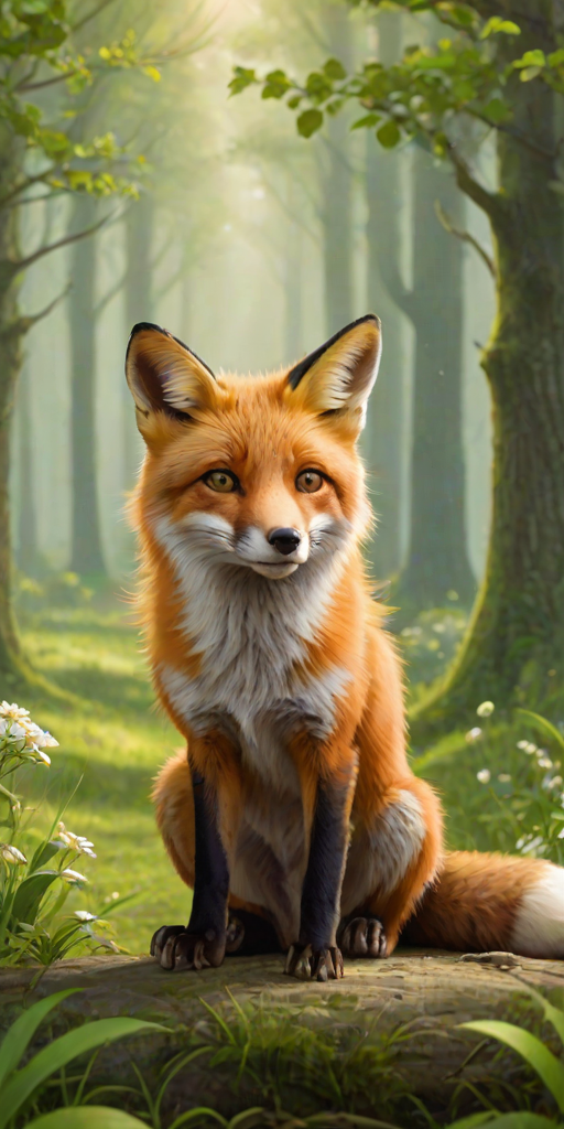 background fox