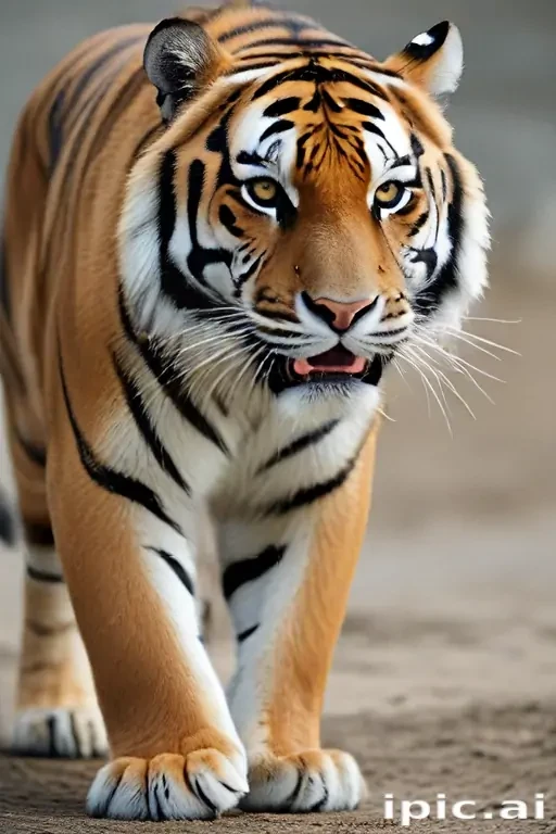 transparent tiger