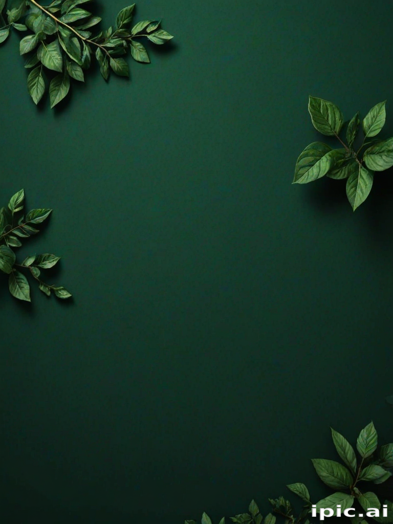 dark green background aesthetic