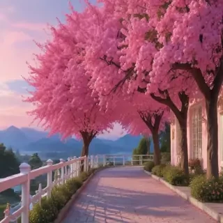 background pink cute