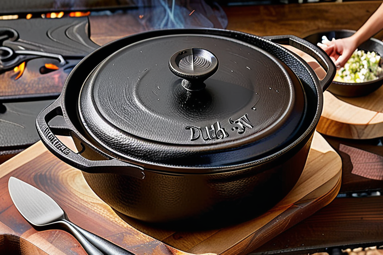 cast iron dutch oven set