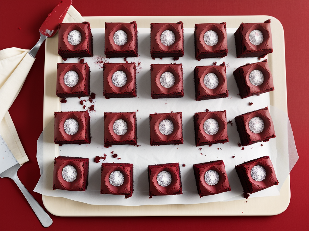 red velvet brownies from cake mix