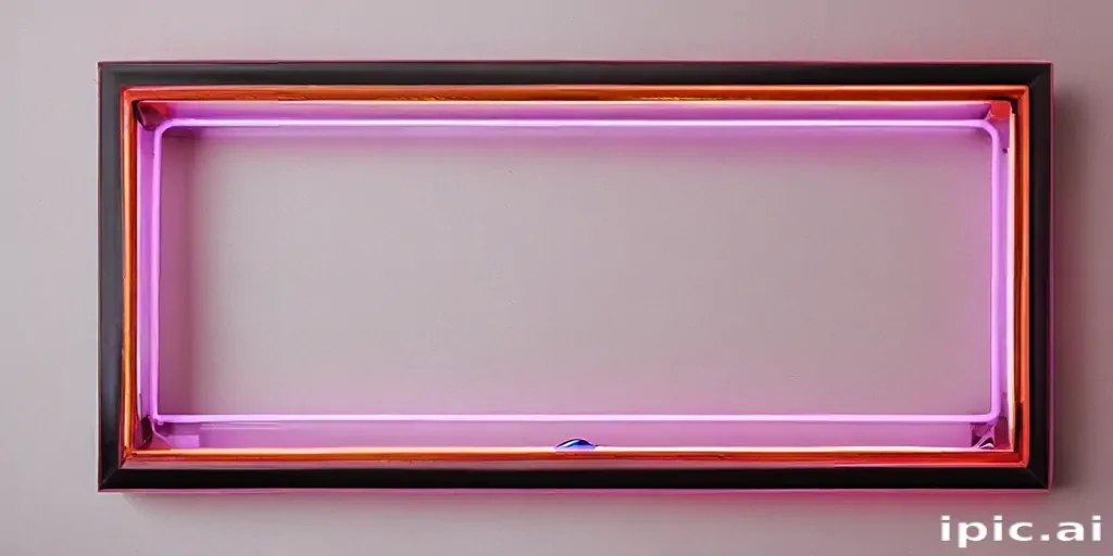 neon frame