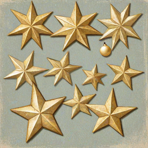 christmas stars clip art