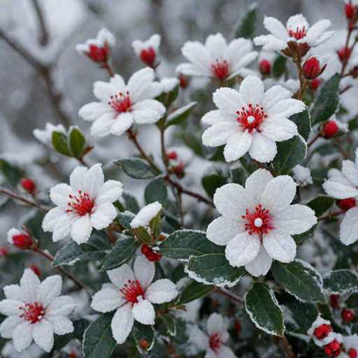 winter flower wallpaper background