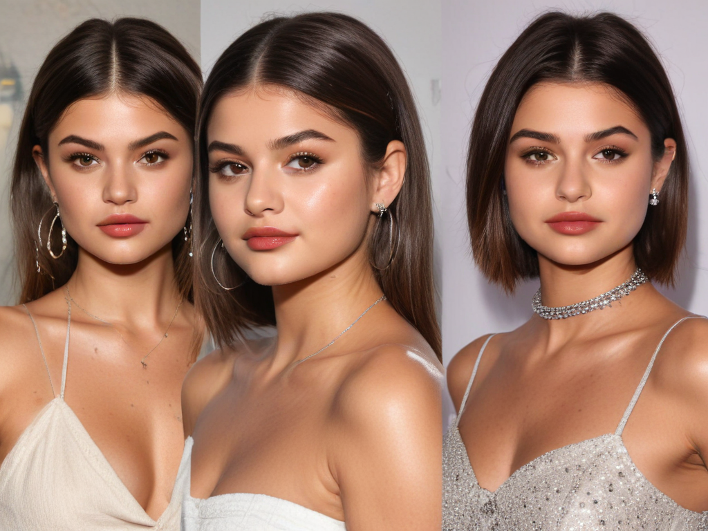 hailey bieber selena gomez copying