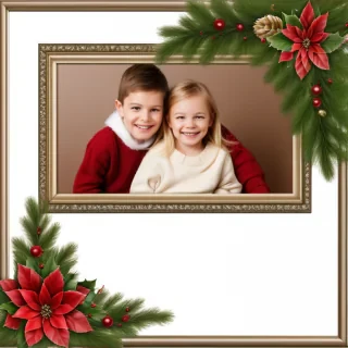 christmas picture frame png