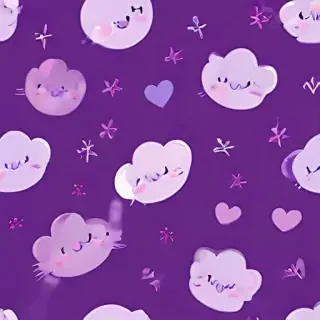 cute purple background