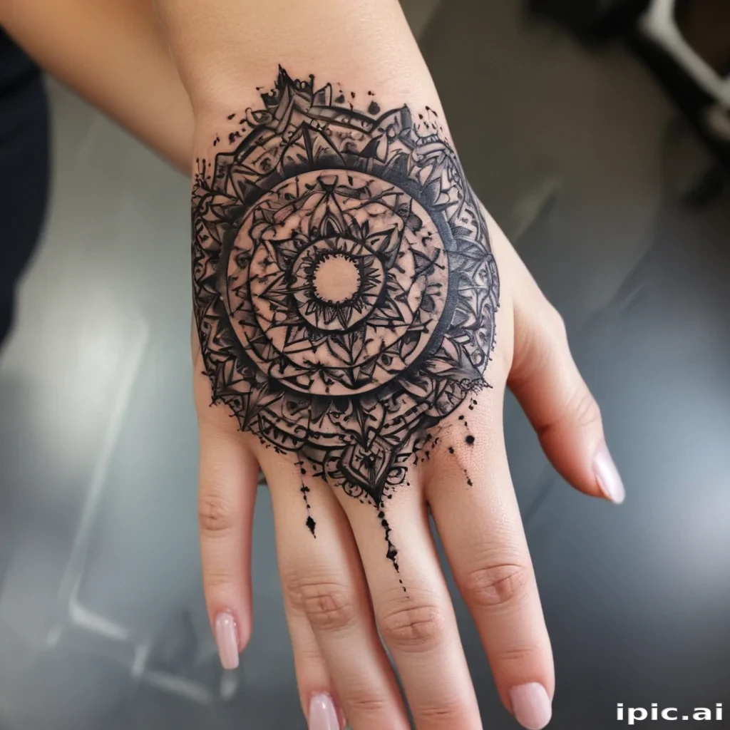 cute hand tattoos for black females