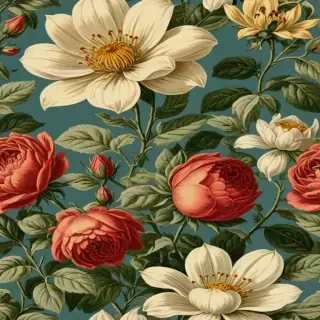 vintage flower illustration