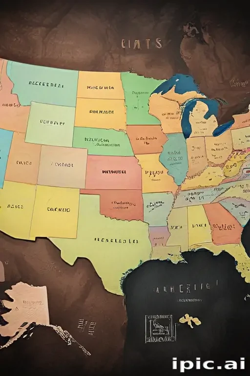 united states map