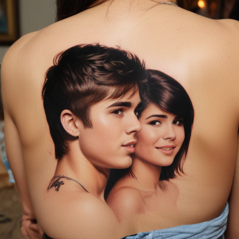 justin bieber and selena gomez tattoo