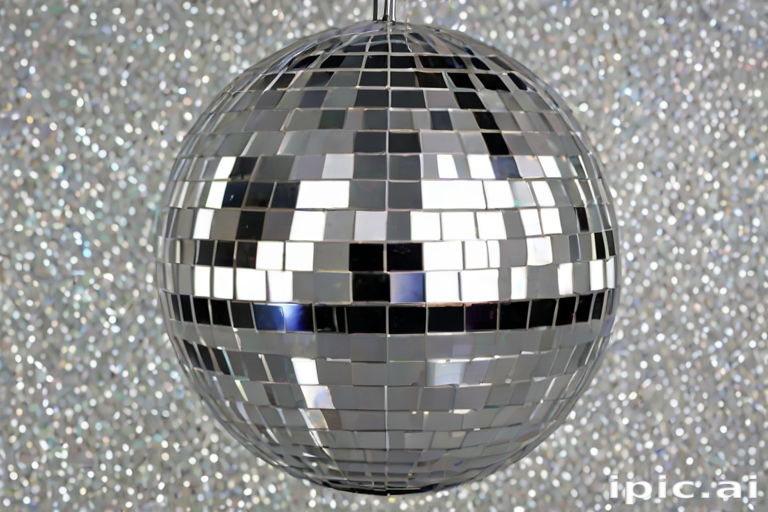 transparent disco ball