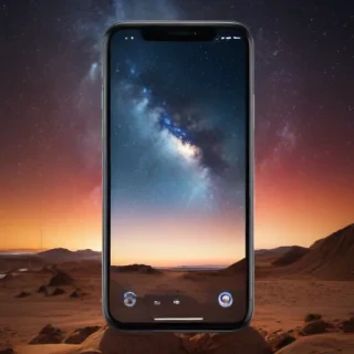 space background phone