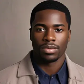 black man
