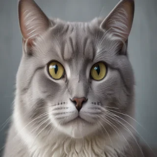 grey cat