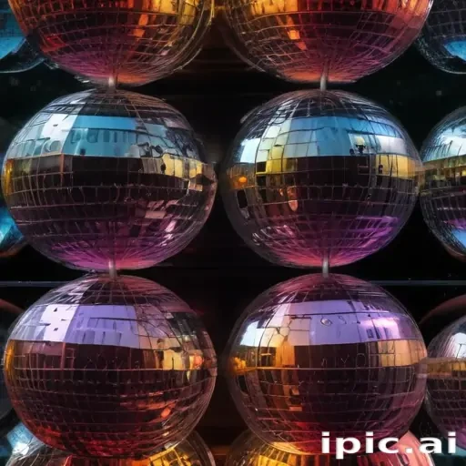 transparent disco balls