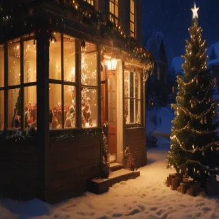 christmas outline