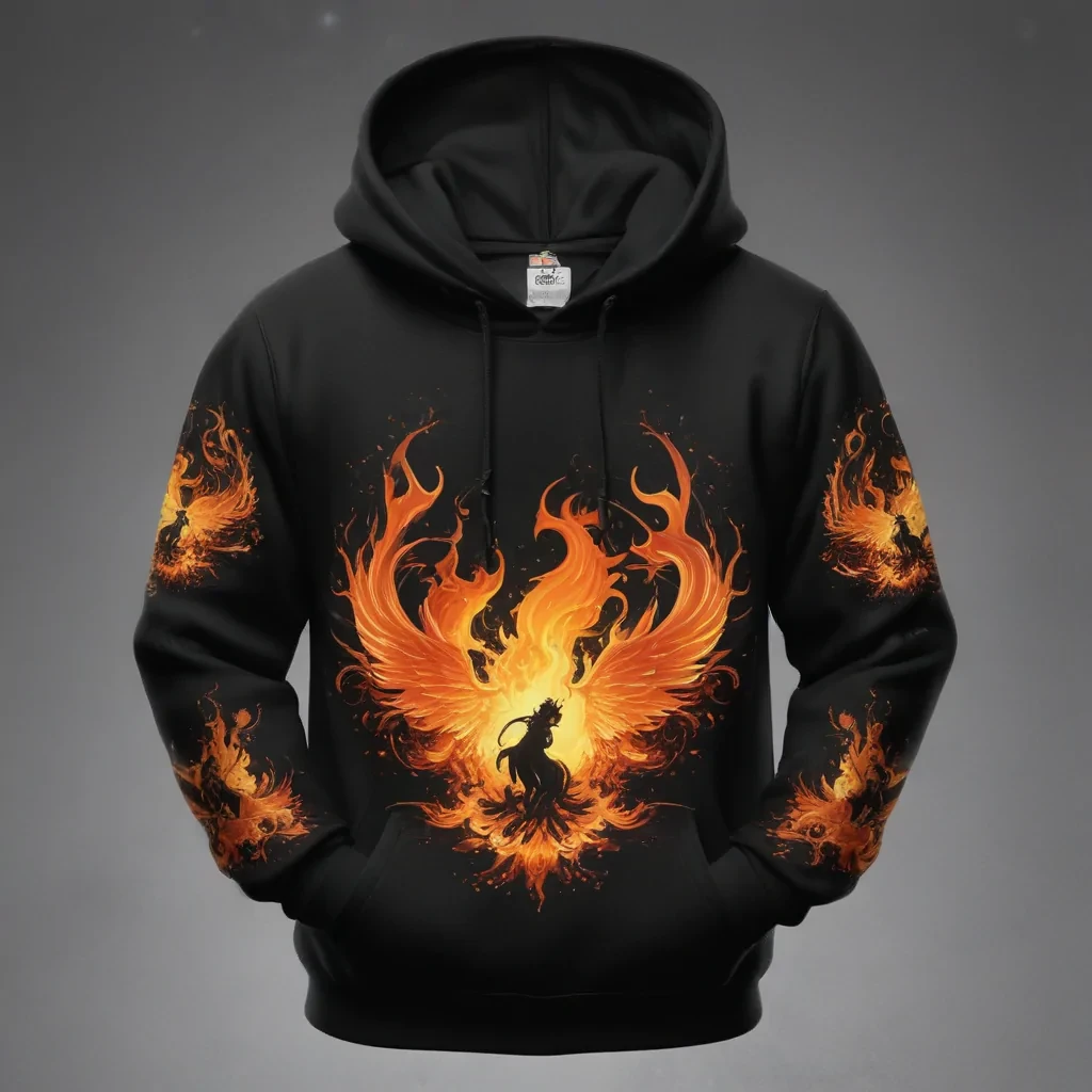 black hoodie mock up